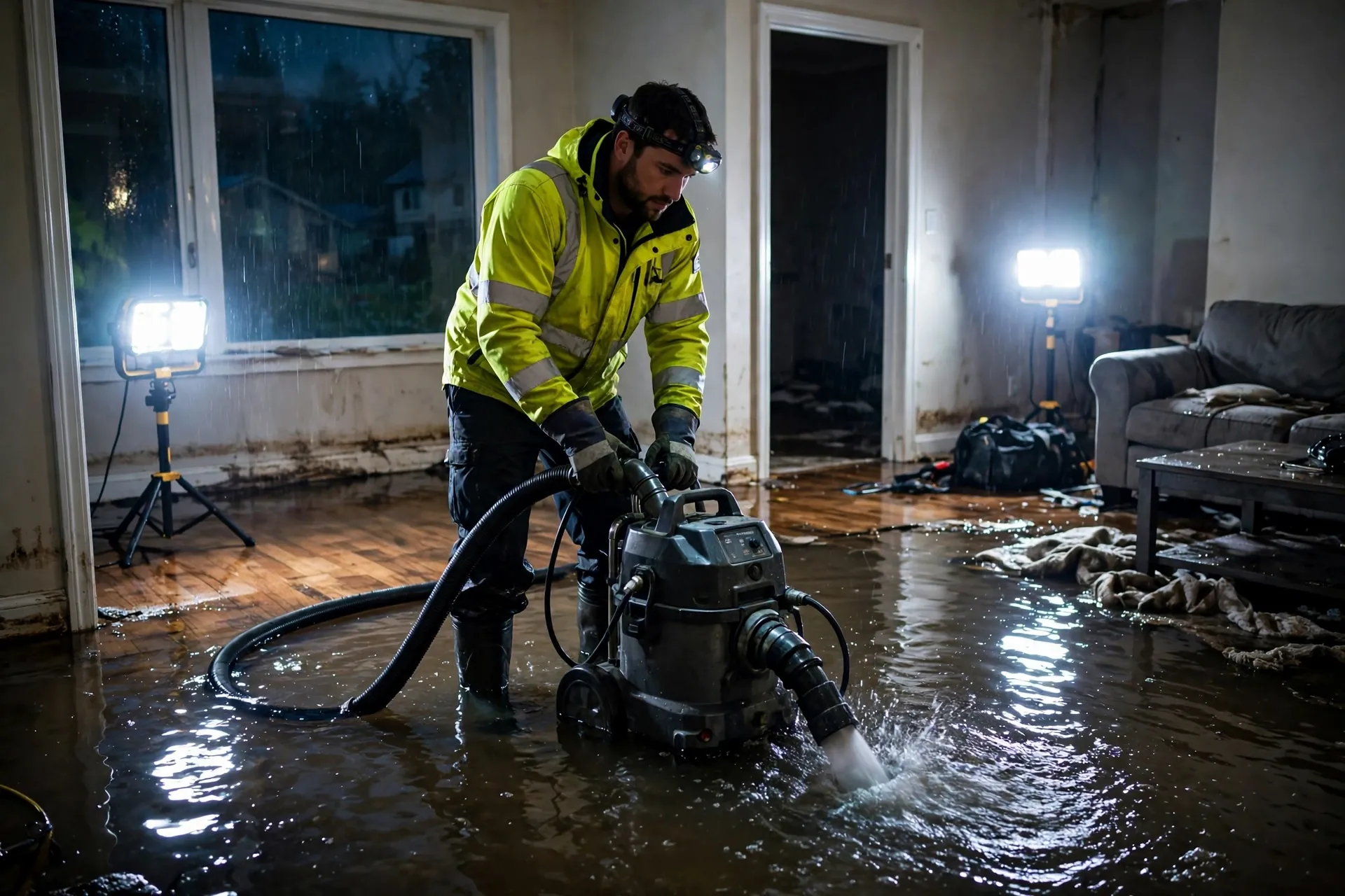 Emergency burst pipe cleanup in La Crosse